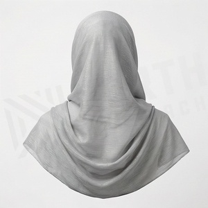 Hiyab de Chifón de Color Sólido para Mujer, Transpirable, para Uso Diario, Pañuelo Étnico de Oriente Medio - Product Image 2