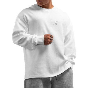 Wholesale Customized Logo Men Acid Wash Sweatshirt Full Sleeves Casual Wear Men Basic Acid Wash Sweatshirt - Product Image 1