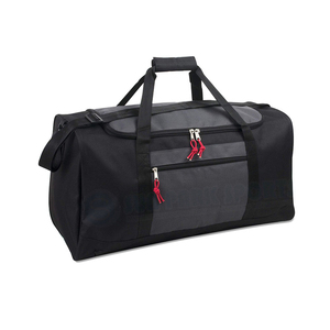 Bolsa de Gimnasio Unisex de 40-55L, Color Sólido, Cierre de Cremallera, Poliéster Resistente, Estilo Casual, Asa Suave, Compartimento Interior - Product Image 2