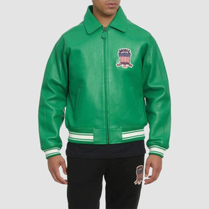 คอลเลคชั่นฤดูหนาวปี 2026 เสื้อแจ็คเก็ตหนัง Avirex สำหรับผู้ชาย ปรับแต่งได้ตามต้องการ ดีไซน์เองได้ กันน้ำ มีหลายสี หลายขนาด คุณภาพดีที่สุด - Product Image 2