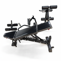 Banc d'entraînement multifonctionnel en acier avec fonctions de sécurité, chaise de musculation réglable, équipement de fitness pour salle de sport