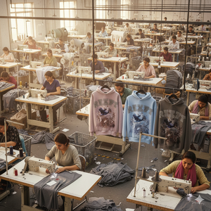 Sudadera con Capucha Rexfit Sports con Logotipo Personalizado, Estilo Vintage Lavado al Ácido, Sudadera de Alta Calidad con Pedrería y Bolsillos - Product Image 6