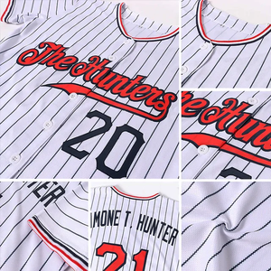 Maillots de baseball personnalisables pour jeunes et adultes – Respirants, en polyester, imprimés par sublimation, design de haute qualité, col en V, pour diverses occasions - Product Image 5