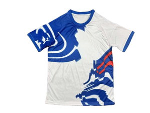 เสื้อยืดแขนสั้นคอกลมสีขาวสำหรับผู้ชาย แต่งขอบสีเขียว ทรงปกติ สไตล์ลำลอง สีพื้น ผ้าโพลีเอสเตอร์ 100% - Product Image 6