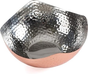 Bol de service rond moderne en acier inoxydable doré, bol à dessert et à salade en métal poli pour une décoration raffinée de la salle à manger - Product Image 5