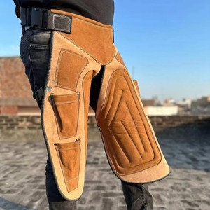 Chaps de ferrier professionnel en cuir réglables pour le sablage, protection robuste pour les sabots, équipement de soin des sabots pour blacksmith - Product Image 3