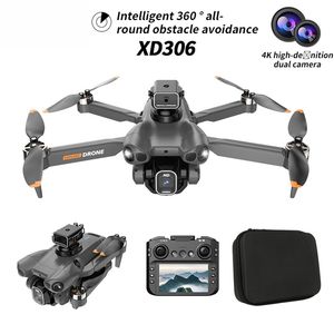 Drone Quadricottero Pieghevole con Ampio Display, Motori Brushless, Evitamento Ostacoli a 360 Gradi, Volo Stazionario con Flusso Ottico, Telecomando - Product Image 1