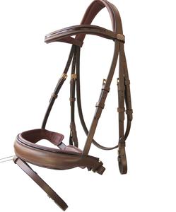 Top Qualitiy Dressage Bridle with Crank Noseband Customize Bridle with Soft <b>Padding</b> and <b>Smart</b> Dressage Nose Band in Cheap Price - Product Image 2
