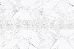 Azulejo de Pared de Cerámica con Aspecto de Mármol Brillante, 300×600mm, Color Blanco, Azulejo de Pared de Cerámica Brillante con Aspecto de Mármol Blanco, 300x600mm, Alta Resistencia para Exportación - Product Image 2