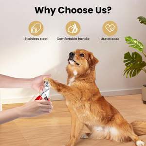 Cortauñas para Mascotas de Acero Inoxidable, Juego de Cortauñas para Perros y Gatos, Cortauñas Resistentes con Cuchilla Afilada y los Mejores Instrumentos - Product Image 4