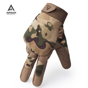 Wholesale Tactical Gloves Anti <b>Slip</b> Breathable <b>Full</b> Finger Outdoor Training Riding Gloves Custom Logo - Product Image 2