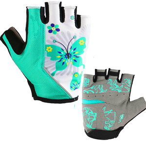 Guantes de Ciclismo de Verano, Medios Dedos, Impermeables, Resistentes al Viento, con Acolchado de Gel y Cierre de Velcro para Ciclismo de Montaña y Carretera - Product Image 1