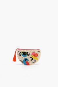 Hand Beaded Taco Money Pouch Mini Zipper Coin Purse Funny Clutch Custom <b>Bead</b> Bag Gift Girls Vintage Party Travel - Product Image 5