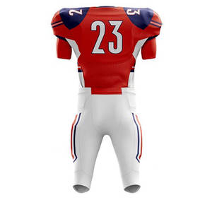 Meilleures ventes Nouvelle arrivée Uniforme de football américain imprimé 100% polyester durable Vente en gros Personnalisé Tenue d'équipe pour hommes Prix abordable - Product Image 2