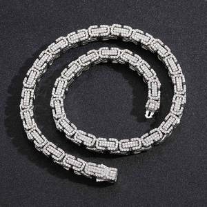 Heavy Cuban Link <b>Iced</b> <b>Out</b> Diamond Hip Hop <b>Chain</b> Necklace with Secure Lock for Rappers Performers and Fashion Enthusiasts - Product Image 6