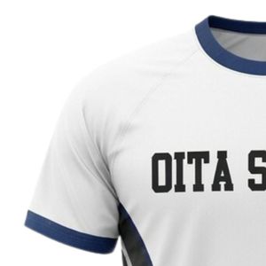 Camiseta Deportiva Unisex Blanca y Azul Marino para Netball, Sublimada, de Poliéster Ligero, para Entrenamiento y Partidos de Equipo - Product Image 4
