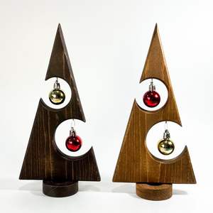 Árbol de Navidad Artesanal de Madera y MDF para Decoración Festiva de Mesa - Product Image 2