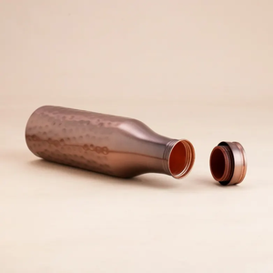 Professional Grade Copper Hydration <b>Flask</b> Customizable Branding Bulk Purchase Pure Copper <b>Bottle</b> Set Classic Minimalist Style - Product Image 6