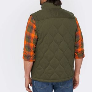 Wholesale Sleeveless Quilted Customized <b>Vest</b> High Quality Custom Made Stand Collar Zipper Puffer <b>Vest</b> Polyester Men Quilted <b>Vest</b> - Product Image 4