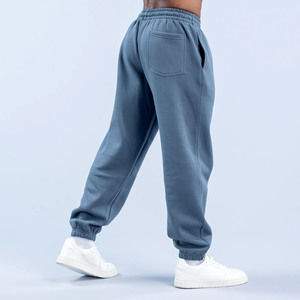 Men's Pants Washed 2026 Newest Design Custom Sweat Trouser <b>Oversized</b> <b>Sweatpants</b> Baggy Straight Curved Striped For Men Pakistan - Product Image 3