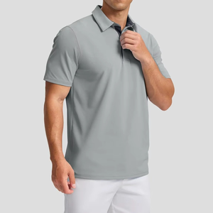 Chemises polo de haute qualité pour hommes, t-shirts de golf, uniformes d'entreprise, vente en gros, chemises polo personnalisées avec logo, chemises de golf en coton pour hommes, vêtements de bureau - Product Image 1