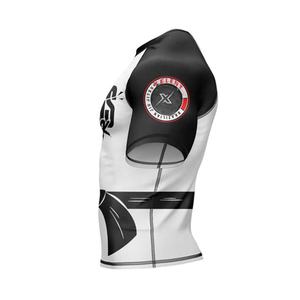 Camiseta de Compresión Personalizada de Manga Larga Antibacteriana para Hombre, Rashguard de BJJ, MMA, Jiu Jitsu, Grappling, Spandex/Poliéster - Product Image 3