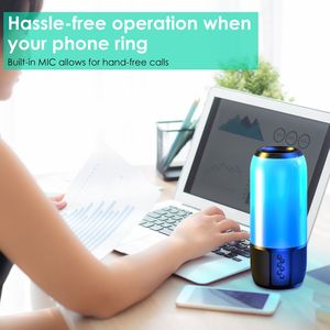 Altavoz Inalámbrico Portátil con Sonido Estéreo Potente y 6 Luces de Colores Cambiantes para el Hogar, Exteriores y Fiestas, Radio TWS - Product Image 6