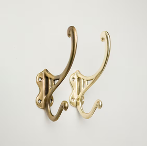 Brass <b>Hook</b> Hanger Clothes Display Towel Brass Door Hanger <b>Hook</b> Coat and Clothes <b>Kitchen</b> & Bathroom <b>Hook</b> - Product Image 1