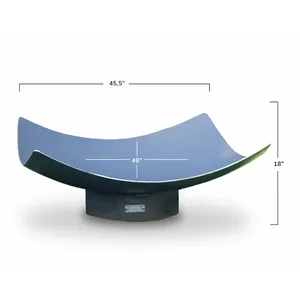 Brasero extérieur robuste en métal noir pour bois, idéal pour jardin et terrasse - Product Image 5