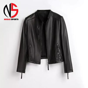 Chaqueta de cuero ligera para mujer, sostenible, transpirable, cómoda, genuina, con precio económico en Nurak en 2026 - Product Image 3