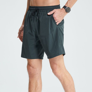 Mens Casual Lightweight Quick Dry Breathable Elastic Waist Polyester/Cotton Jogging Shorts for Gym Running Fitness Outdoor - Product Image 4