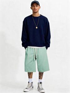 Short de sport d'été vintage délavé à l'acide, coupe courte, séchage rapide, effet usé - Product Image 6