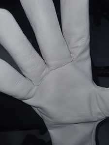 Gants de travail en cuir blanc de qualité supérieure Shanawar Gear Construction robuste Doigts flexibles Poignet sécurisé Anti-impact - Product Image 5