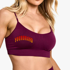 Conjunto Deportivo de Lujo de Alta Calidad, Bra Deportivo y Leggings Personalizados, 3 Piezas, Pantalones, Ropa Deportiva para Mujer, Conjuntos de Yoga para Mujer con Logotipo - Product Image 2