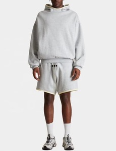Heavyweight Cotton Fleece Hoodie Custom Embroidered Hooded Sweatshirt Oversized Unisex Streetwear Wholesale OEM Supplier - Product Image 5