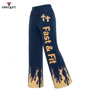 2026 New Arrival Women Flared Sweatpants Winter Satin ODM Customized Colors & Logo Printing - Product Image 6