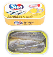 Princesse Sardine Sardine en conserve du Maroc Boîte de conserve en huile végétale 125gX50tins