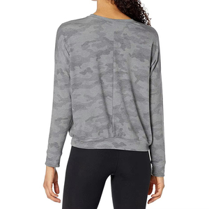Sudadera extragrande para mujer, informal, personalizada, de punto liso, en oferta online a bajo precio. - Product Image 2