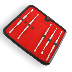 Kit de 5 Limas para Huesos, Instrumentos Veterinarios, Quirúrgicos y Dentales, Juego de Herramientas de Acero Inoxidable para Dar Forma y Contornear Huesos - Product Image 4