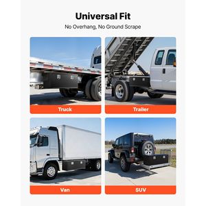 48-Inch Heavy Duty Steel Underbody Truck Tool <b>Box</b> Lockable Waterproof <b>Trailer</b> Storage with Keys - Product Image 5