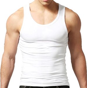 Camiseta sin mangas Visionary para hombre, informal, cuello redondo, 120 g, 100 % algodón, color liso, transpirable, para entrenamiento muscular, uso diario. - Product Image 3