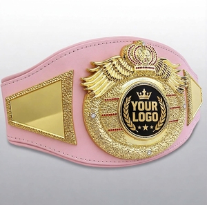Cinturón de Cuero Transpirable Personalizado de Alta Calidad para Boxeo, Jiu-Jitsu, Karate, MMA - Cinturón de Campeonato para Deportes de Peso Pesado - Product Image 4