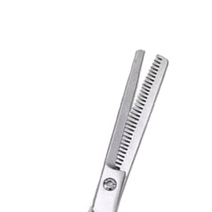 Ciseaux de coiffure professionnels pour salon de beauté, en acier inoxydable de haute qualité, à lame unique, pointe affûtée, pour droitiers, manche moyen - Product Image 2