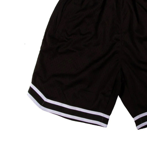 Shorts de basketball athlétiques élégants et personnalisés en 100 % polyester tricoté de haute qualité avec logo frontal sur la taille, grandes tailles - Product Image 5