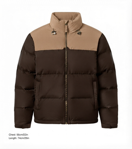 Veste matelassée unisexe imperméable, confortable et tendance, écologique, pour l'hiver, vente chaude, service OEM - Product Image 1