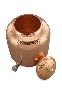 Distributeur d'eau en cuivre de qualité supérieure avec support, distributeur de boissons en cuivre de qualité alimentaire, fournisseur OEM - Product Image 3
