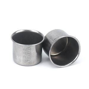 Hot Selling Medical Gallipot 50ML 60ML Stainless Steel Autoclaveable Medicine <b>Cup</b> <b>Measuring</b> - Product Image 1