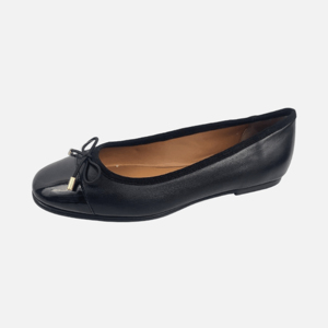 Escarpins formels pour femmes en cuir verni de vache et cuir Atanado de mouton, semelle extérieure en caoutchouc, bout fermé, talon moyen - Product Image 4