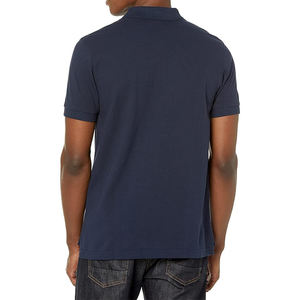 Camiseta Polo OEM para Hombre, Gris, Manga Corta, Mezcla de Algodón, Logotipo Personalizado, Ropa Casual - Product Image 6