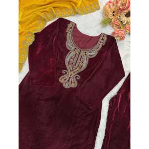 Hermoso Top Plazzo Dupatta Indio y Pakistaní para Fiestas - Product Image 1